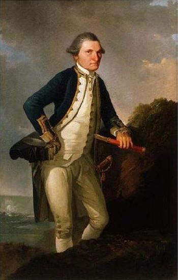 John Webber Captain Cook, oil on canvas painting by John Webber Sweden oil painting art